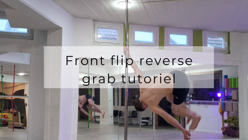 Reverse grab front flip