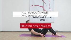 Haut du dos epaule briques sous omoplates avec poids
