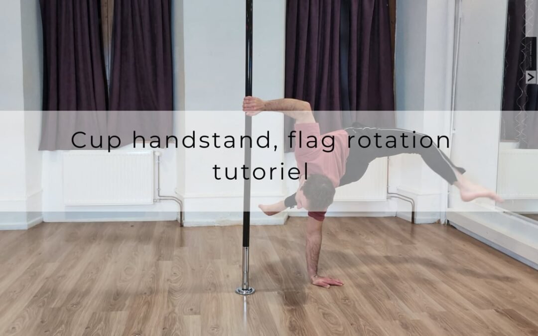 Cup handstand, flag rotation